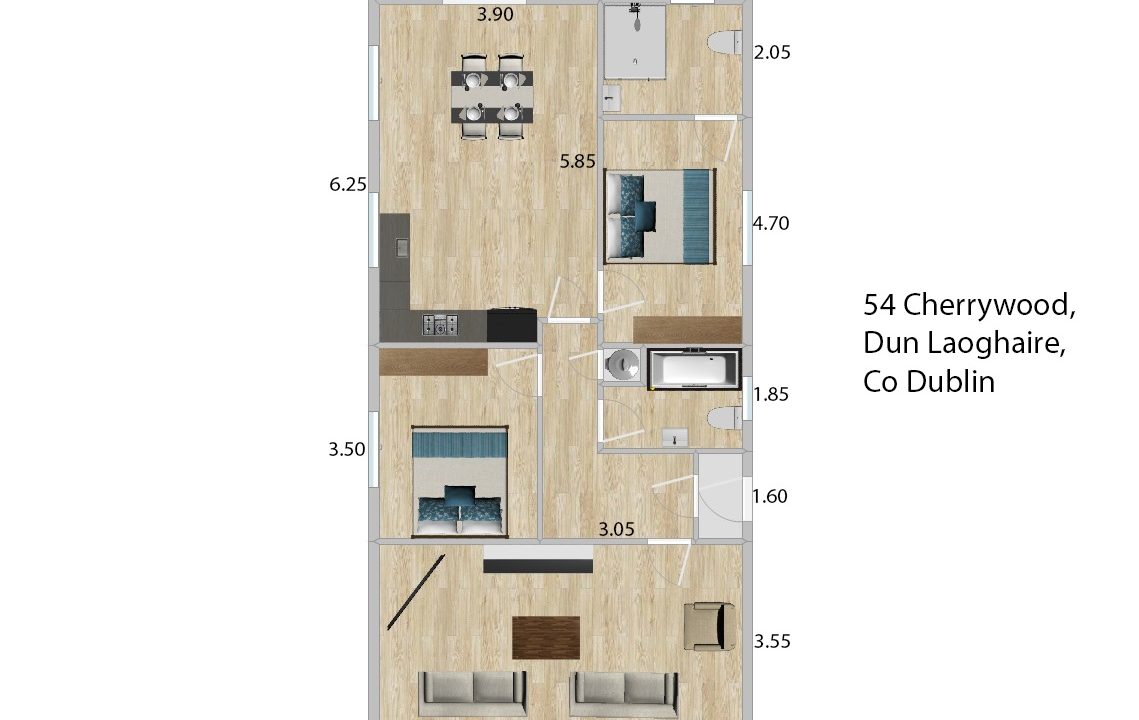 Floor Plan (90.45m2) (1)